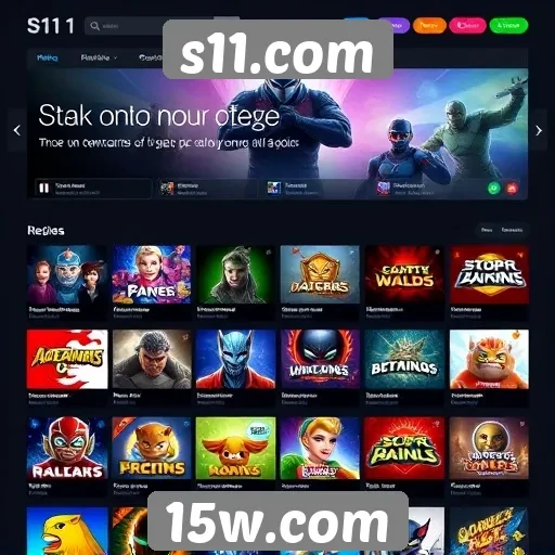 Plataforma s11.com expande catálogo de jogos oferecidos
